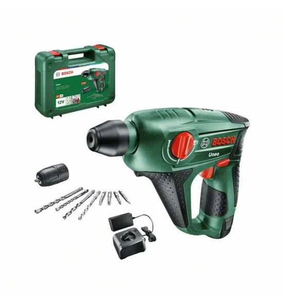 Bosch Akku-Bohrhammer Uneo, Mit 1 X Akkupack PBA 12V 2.5 Ah, Ladegerät AL 1115 CV 4 Bosch Akku-Bohrhammer Uneo, Mit 1 X Akkupack PBA 12V 2.5 Ah, Ladegerät AL 1115 CV – Bild 2