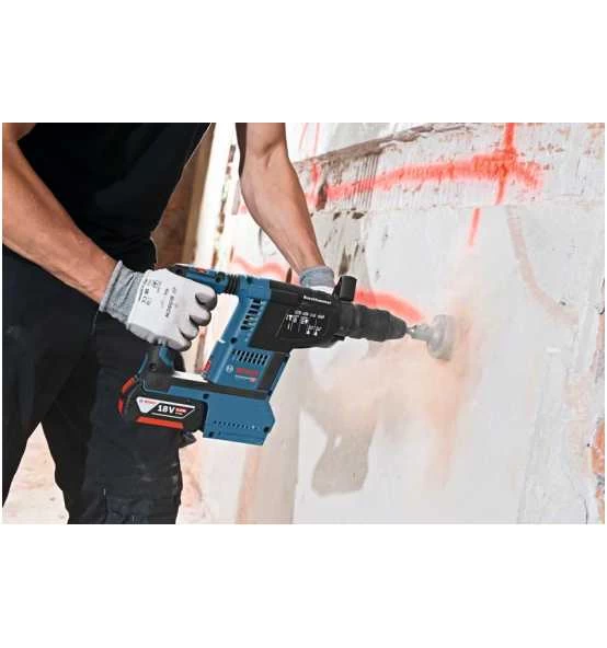 Bosch Akku-Bohrhammer SDS-plus GBH 18V-26 F, Wechselbohrfutter, 2 X 5.0 Ah Li-Ion Akku, L-BOXX 6 Bosch Akku-Bohrhammer SDS-plus GBH 18V-26 F, Wechselbohrfutter, 2 X 5.0 Ah Li-Ion Akku, L-BOXX – Bild 4