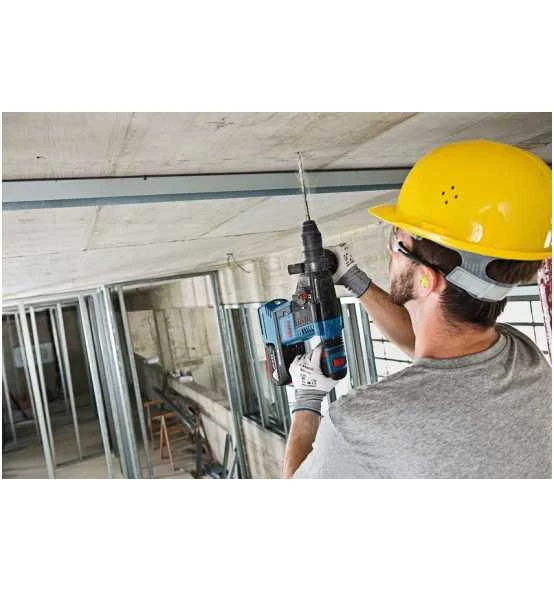 Bosch Akku-Bohrhammer SDS-plus GBH 18V-26 F, Wechselbohrfutter, 2 X 5.0 Ah Li-Ion Akku, L-BOXX 10 Bosch Akku-Bohrhammer SDS-plus GBH 18V-26 F, Wechselbohrfutter, 2 X 5.0 Ah Li-Ion Akku, L-BOXX – Bild 8