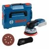 Bosch Akku-Exzenterschleifer GEX 18V-125, Soloversion, L-BOXX, Schleifblatt
