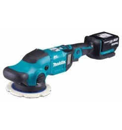 Makita Akku-Exzenterpolierer, 18V, 150 Mm, 0-780 Min, Akku, Ladegerät, Zubehör, MAKPAC