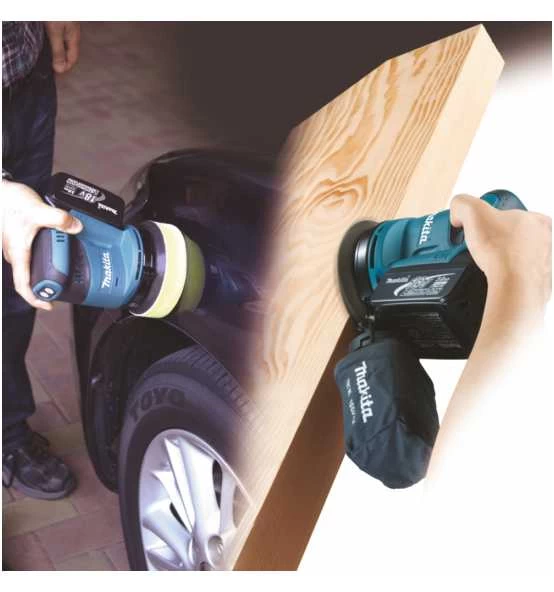 Makita Akku-Exzenterschleifer 18V, 125 Mm 7 Makita Akku-Exzenterschleifer 18V, 125 Mm – Bild 5