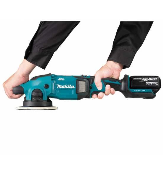 Makita Akku-Exzenterpolierer, 18V, 150 Mm, 0-780 Min, Akku, Ladegerät, Zubehör, MAKPAC 4 Makita Akku-Exzenterpolierer, 18V, 150 Mm, 0-780 Min, Akku, Ladegerät, Zubehör, MAKPAC – Bild 2