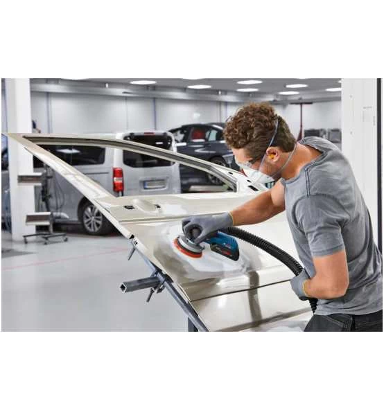 Bosch Akku-Exzenterschleifer GEX 18V-125, Soloversion, L-BOXX, Schleifblatt 8 Bosch Akku-Exzenterschleifer GEX 18V-125, Soloversion, L-BOXX, Schleifblatt – Bild 6