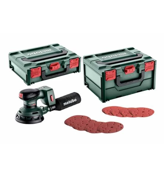Metabo Set Akku-Exzenterschleifer SXA 18 LTX 125 BL, Mit Zubehör; MetaBOX 215 3 Metabo Set Akku-Exzenterschleifer SXA 18 LTX 125 BL, Mit Zubehör; MetaBOX 215