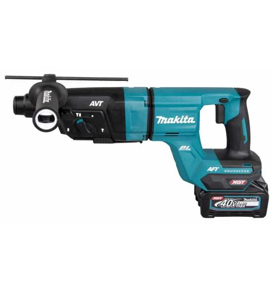 Makita Akku-Kombihammer XGT, 40V Max., SDS-plus, 28 Mm, Akku, Ladegerät, Zubehör, Transportkoffer 4 Makita Akku-Kombihammer XGT, 40V Max., SDS-plus, 28 Mm, Akku, Ladegerät, Zubehör, Transportkoffer – Bild 2