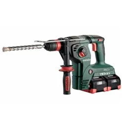 Metabo Akku-Kombihammer KHA 36-18 LTX 32, Mit Metabo-Quick-Wechselfutter, MetaBOX 165 L, 18V 4x8Ah LiHD + ASC 145 Duo