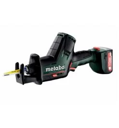 Metabo Akku-Säbelsäge PowerMaxx SSE 12 BL, MetaBOX 145, 12V 2x2Ah Li-Power + SC 30