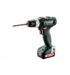 Metabo Akku-Schlagbohrschrauber PowerMaxx SB 12, MetaBOX 118, 12V 2x2Ah Li-Power + SC 30