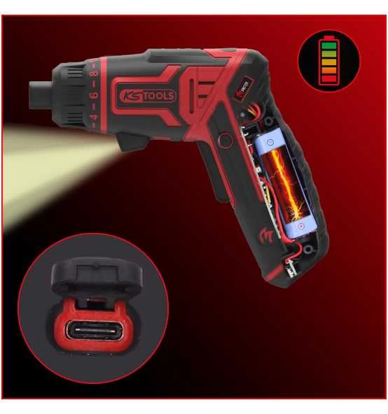 KS Tools EMONSTER 1/4" Akku-Bit-Schrauber-Satz, 27-tlg. 14 KS Tools EMONSTER 1/4" Akku-Bit-Schrauber-Satz, 27-tlg. – Bild 12