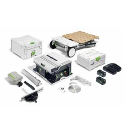 Festool Akku-Tischkreissäge CSC SYS 50 EBI-Set, Mit Energie-Set