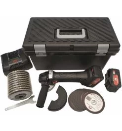 Eisenblätter Winkelschleifmaschine "VARILEX AKKU PRO HT", Grundset + 18 V LiHD, 2x 5,5 Ah + Koffer 15 Eisenblätter Winkelschleifmaschine "VARILEX AKKU PRO HT", Grundset + 18 V LiHD, 2x 5,5 Ah + Koffer -Fachgeschäft für Elektrowerkzeuge akku winkelschleifer 1058325 czm