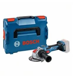 Bosch Akku-Winkelschleifer BITURBO Mit X-LOCK GWX 18V-15 SC, Solo Version (ohne Akku, Ohne Ladegerät), L-BOXX Mit Einlagen