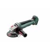 Metabo Akku-Winkelschleifer WPB 18 LT BL 11-125 Quick, Mit Bremse, Schnellspannmutter, Drehbarem Akkupack, Totmannschalter, Karton