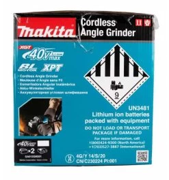 Makita Akku-Winkelschleifer XGT, 40V Max., 125 Mm, Akku, Ladegerät, MAKPAC Gr. 4, Inkl. Zubehör 32 Makita Akku-Winkelschleifer XGT, 40V Max., 125 Mm, Akku, Ladegerät, MAKPAC Gr. 4, Inkl. Zubehör -Fachgeschäft für Elektrowerkzeuge akku winkelschleifer 1467683 czm