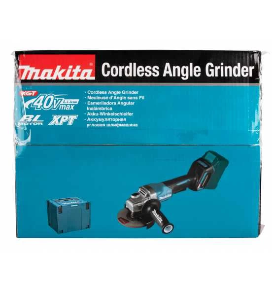 Makita Akku-Winkelschleifer XGT, 40V Max., 125 Mm, Akku, Ladegerät, MAKPAC Gr. 4, Inkl. Zubehör 18 Makita Akku-Winkelschleifer XGT, 40V Max., 125 Mm, Akku, Ladegerät, MAKPAC Gr. 4, Inkl. Zubehör – Bild 16