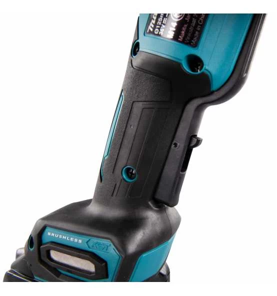 Makita Akku-Winkelschleifer XGT, 40V Max., 125 Mm, Akku, Ladegerät, MAKPAC Gr. 4, Inkl. Zubehör 13 Makita Akku-Winkelschleifer XGT, 40V Max., 125 Mm, Akku, Ladegerät, MAKPAC Gr. 4, Inkl. Zubehör – Bild 11