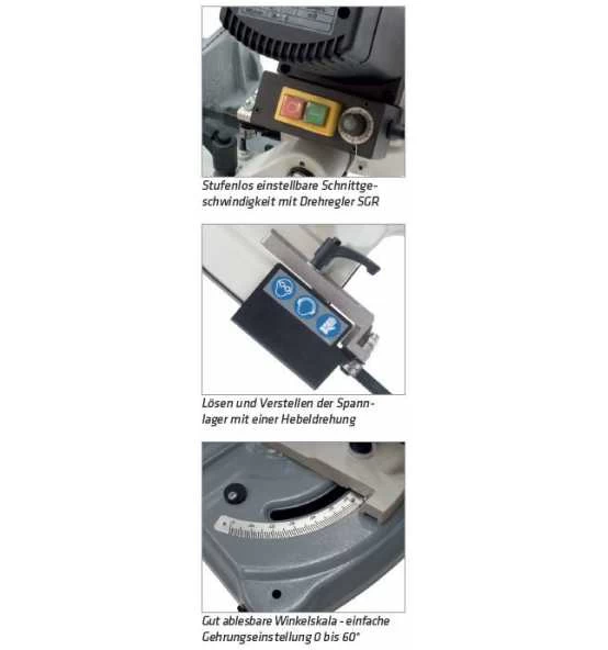 ELMAG Metall-Bandsägemaschine TB 125 Vario 4 ELMAG Metall-Bandsägemaschine TB 125 Vario – Bild 2