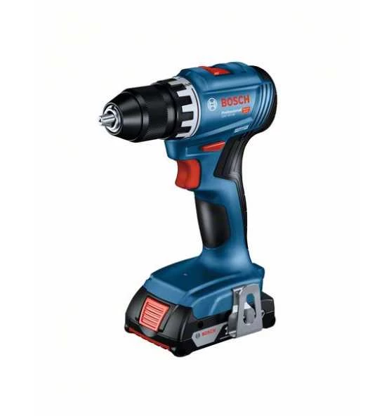 Bosch Akku-Bohrschrauber GSR 18V-45, Mit 2 X 2.0Ah Li-Ion Akku, L-Case 4 Bosch Akku-Bohrschrauber GSR 18V-45, Mit 2 X 2.0Ah Li-Ion Akku, L-Case – Bild 2
