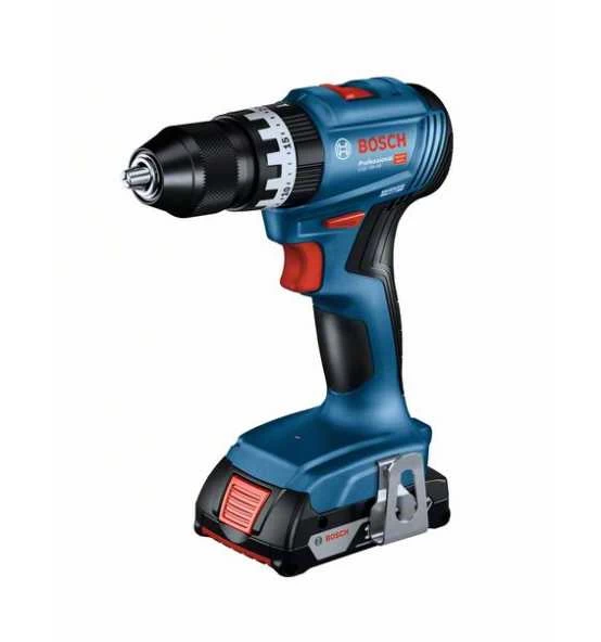 Bosch Akku-Bohrschrauber GSB 18V-45, 2 Akku GBA 18V 2.0Ah, Ladegerät Und L-CASE, 82-tlg. Zubehörset 4 Bosch Akku-Bohrschrauber GSB 18V-45, 2 Akku GBA 18V 2.0Ah, Ladegerät Und L-CASE, 82-tlg. Zubehörset – Bild 2