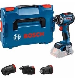Bosch Akku-Bohrschrauber GSR 18V-90 FC, (GFA 18-M,W,E, Solo), Incl. Zubehör, L-BOXX Mit Einlage