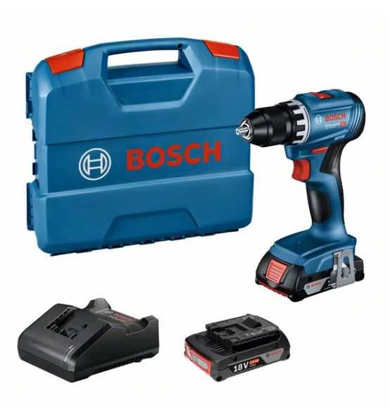 Bosch Akku-Bohrschrauber GSR 18V-45, Mit 2 X 2.0Ah Li-Ion Akku, L-Case 3 Bosch Akku-Bohrschrauber GSR 18V-45, Mit 2 X 2.0Ah Li-Ion Akku, L-Case