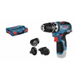 Bosch Akku-Bohrschrauber GSR 12V-35 FC, Solo Version, 4 Aufsätze, L-BOXX