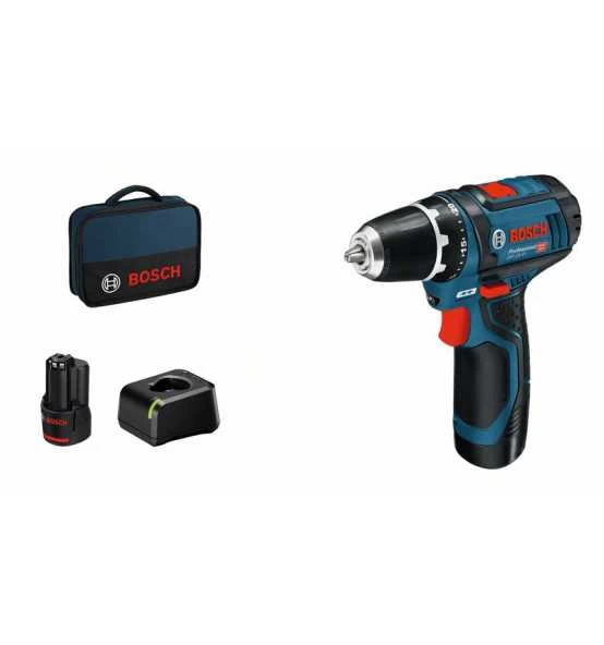 Bosch Akku-Bohrschrauber GSR 12V-15, Mit 2 X 2.0 Ah Akku 3 Bosch Akku-Bohrschrauber GSR 12V-15, Mit 2 X 2.0 Ah Akku