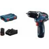 Bosch Akku-Bohrschrauber GSR 12V-35, 2 X Akku, Ladegerät, L-BOXX
