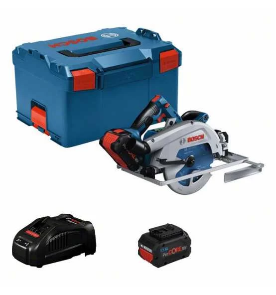 Bosch Akku-Kreissäge BITURBO GKS 18V-68 GC, 2 X Akku, Ladegerät, 1 X Kreissägeblatt, L-BOXX Mit Einlage 3 Bosch Akku-Kreissäge BITURBO GKS 18V-68 GC, 2 X Akku, Ladegerät, 1 X Kreissägeblatt, L-BOXX Mit Einlage