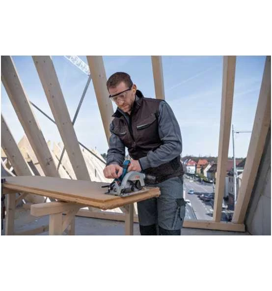 Bosch Akku-Kreissäge GKS 18V-57-2 L, Incl. Zubehör, 2 X Akku, Schnellladegerät, L-BOXX Mit Einlage 5 Bosch Akku-Kreissäge GKS 18V-57-2 L, Incl. Zubehör, 2 X Akku, Schnellladegerät, L-BOXX Mit Einlage – Bild 3