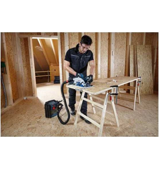 Bosch Akku-Handkreissäge BITURBO GKS 18V-68 GC, Kreissägeblatt, Anschlag, L-BOXX Mit Einlage 11 Bosch Akku-Handkreissäge BITURBO GKS 18V-68 GC, Kreissägeblatt, Anschlag, L-BOXX Mit Einlage – Bild 9