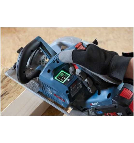 Bosch Akku-Handkreissäge BITURBO GKS 18V-68 GC, Kreissägeblatt, Anschlag, L-BOXX Mit Einlage 13 Bosch Akku-Handkreissäge BITURBO GKS 18V-68 GC, Kreissägeblatt, Anschlag, L-BOXX Mit Einlage – Bild 11