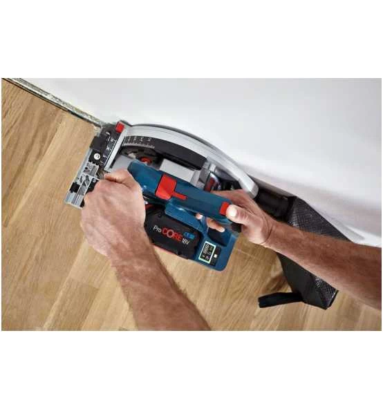 Bosch Akku-Tauchsäge BITURBO GKT 18V-52 GC, 1 X Kreissägeblatt, 2 X Akku, Ladegerät, Zubehör, L-BOXX 8 Bosch Akku-Tauchsäge BITURBO GKT 18V-52 GC, 1 X Kreissägeblatt, 2 X Akku, Ladegerät, Zubehör, L-BOXX – Bild 6