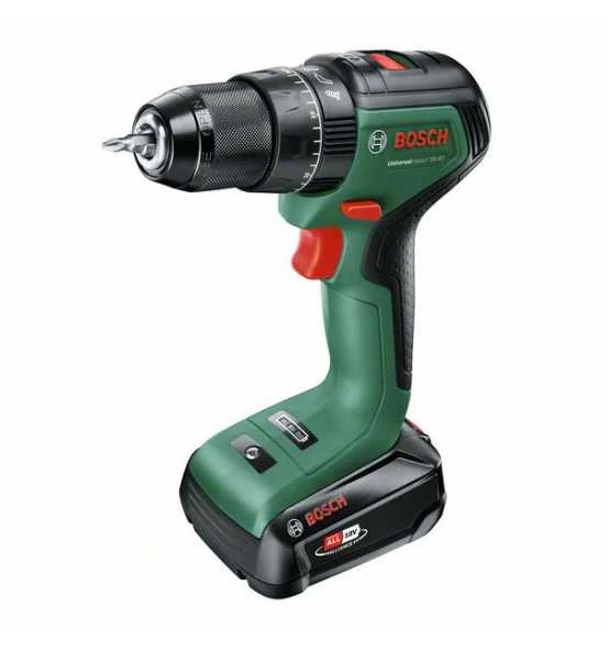 Bosch Akku-Zweigang-Schlagbohrschrauber UniversalImpact 18V-60: 2 X Akku-Pack, Ladegerät, Zubehör, Tragekoffer 4 Bosch Akku-Zweigang-Schlagbohrschrauber UniversalImpact 18V-60: 2 X Akku-Pack, Ladegerät, Zubehör, Tragekoffer – Bild 2