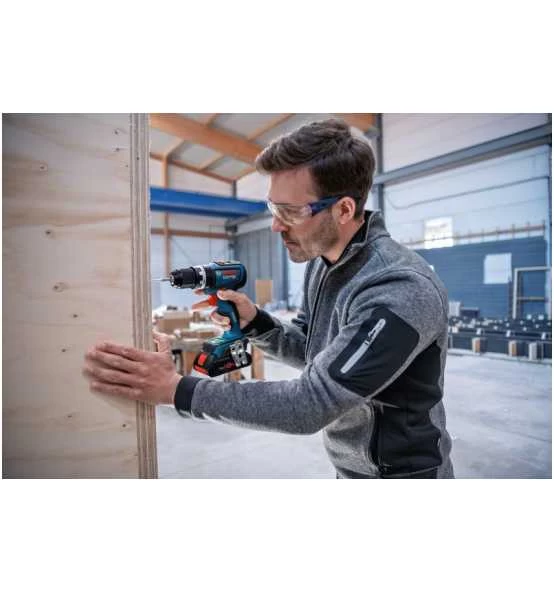 Bosch Akku-Schlagbohrschrauber GSB 18V-90 C, 2 Akku GBA 18V 5.0Ah, Ladegerät Und L-BOXX 9 Bosch Akku-Schlagbohrschrauber GSB 18V-90 C, 2 Akku GBA 18V 5.0Ah, Ladegerät Und L-BOXX – Bild 7