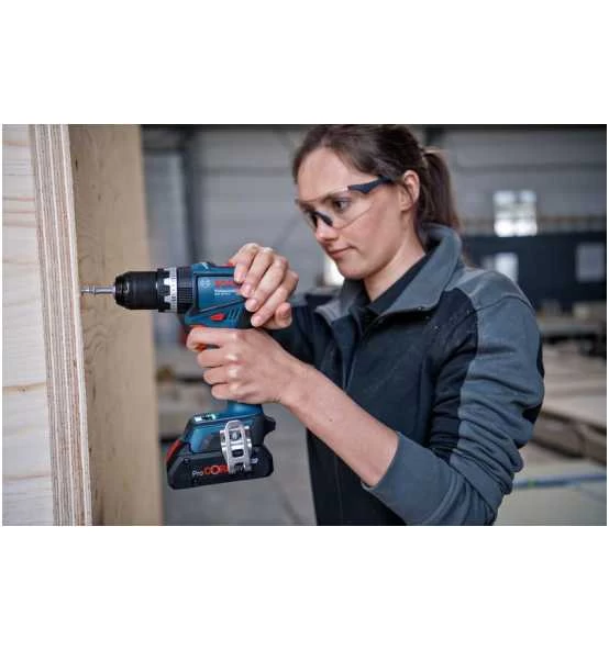 Bosch Akku-Schlagbohrschrauber GSB 18V-90 C, 2 Akku GBA 18V 5.0Ah, Ladegerät Und L-BOXX 5 Bosch Akku-Schlagbohrschrauber GSB 18V-90 C, 2 Akku GBA 18V 5.0Ah, Ladegerät Und L-BOXX – Bild 3