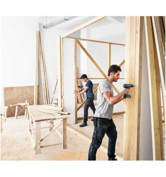 Bosch Akku-Schlagbohrschrauber GSB 18V-21, Mit 2 X 2.0 Ah Li-Ion Akku, Schnellladegerät, L-BOXX 4 Bosch Akku-Schlagbohrschrauber GSB 18V-21, Mit 2 X 2.0 Ah Li-Ion Akku, Schnellladegerät, L-BOXX – Bild 2