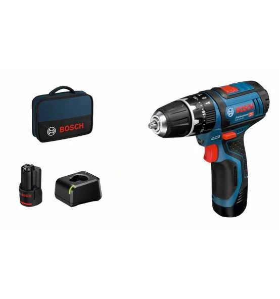 Bosch Akku-Schlagbohrschrauber GSB 12V-15, Mit 2 X 2.0 Ah Li-Ion Akku, Tasche 3 Bosch Akku-Schlagbohrschrauber GSB 12V-15, Mit 2 X 2.0 Ah Li-Ion Akku, Tasche