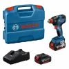 Bosch Akku-Drehschlagschrauber GDX 18V-200, 2 X Akku, Ladegerät, L-Case
