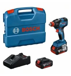 Bosch Akku-Drehschlagschrauber GDX 18V-200, 2 X Akku, Ladegerät, L-Case