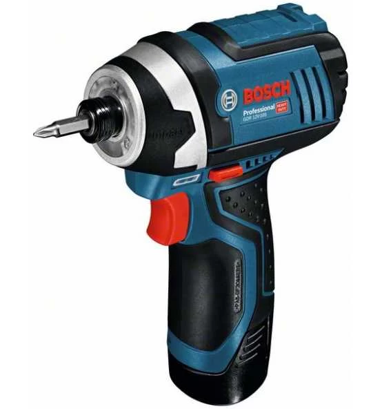 Bosch Akku-Drehschlagschrauber GDR 12V-105, Mit 2 X 2,0 Ah Li-Ion Akku, L-BOXX 4 Bosch Akku-Drehschlagschrauber GDR 12V-105, Mit 2 X 2,0 Ah Li-Ion Akku, L-BOXX – Bild 2