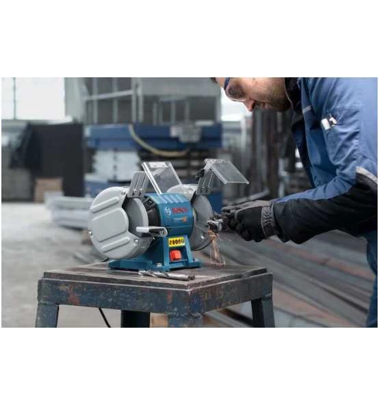 Bosch Doppelschleifmaschine GBG 35-15, Mit 2 Schleifscheiben 4 Bosch Doppelschleifmaschine GBG 35-15, Mit 2 Schleifscheiben – Bild 2