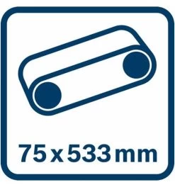 Bosch Bandschleifer GBS 75 AE, Gewebeschleifband, Staubsack, Grafitplatte, Handwerkerkoffer -Fachgeschäft für Elektrowerkzeuge elektro bandschleifer 1419478 czm