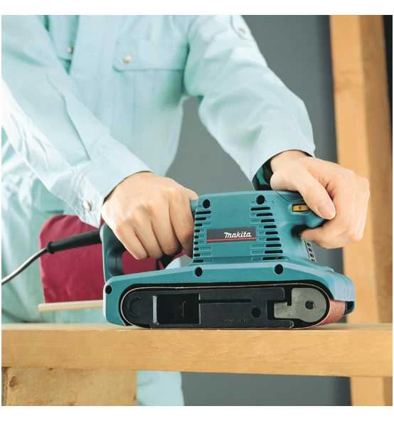 Makita Bandschleifer 650 W, 75-270 M/min, Für 76 Mm Breite Schleifänder 8 Makita Bandschleifer 650 W, 75-270 M/min, Für 76 Mm Breite Schleifänder – Bild 6