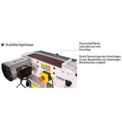 ELMAG Bandschleifmaschine BSM 100x1220 N, 400 Volt, 2-speed 8 ELMAG Bandschleifmaschine BSM 100x1220 N, 400 Volt, 2-speed -Fachgeschäft für Elektrowerkzeuge elektro bandschleifer 1480191 czm