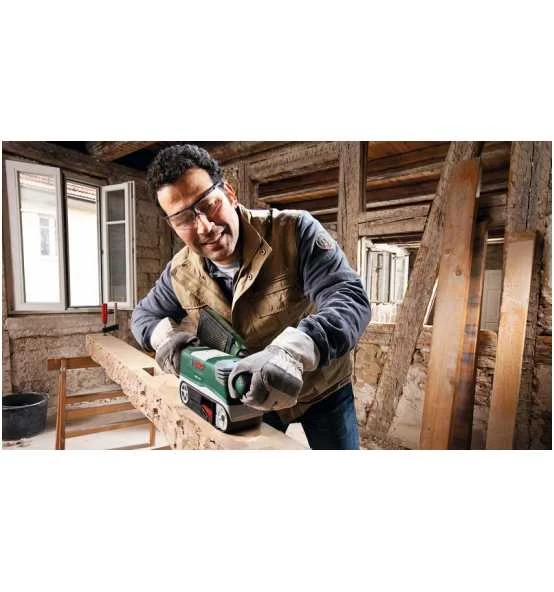 Bosch Bandschleifer Standschleifer PBS 75 AE + Schleifband 6 Bosch Bandschleifer Standschleifer PBS 75 AE + Schleifband – Bild 4