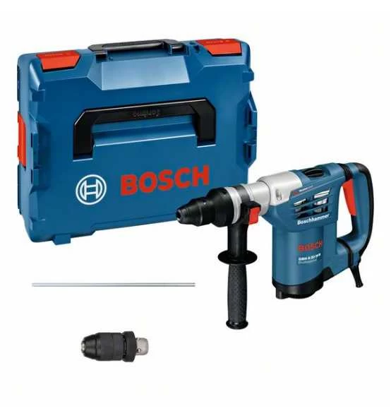 Bosch Bohrhammer Mit SDS-plus GBH 4-32 DFR, L-BOXX Mit Einlage, Schnellspannbohrfutter, Zubehör 3 Bosch Bohrhammer Mit SDS-plus GBH 4-32 DFR, L-BOXX Mit Einlage, Schnellspannbohrfutter, Zubehör