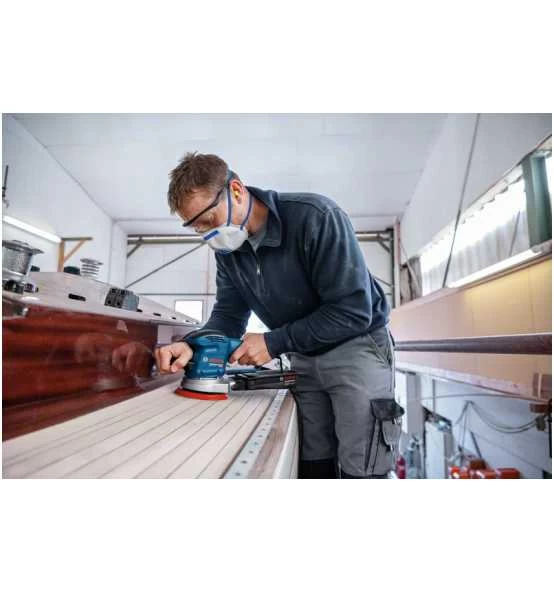 Bosch Exzenterschleifer GEX 34-150, 1 X Schleifblatt C470, Zubehör, Im Karton 7 Bosch Exzenterschleifer GEX 34-150, 1 X Schleifblatt C470, Zubehör, Im Karton – Bild 5