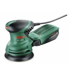 Bosch Exzenterschleifer PEX 220 A + Schleifblatt + Gummischleifteller